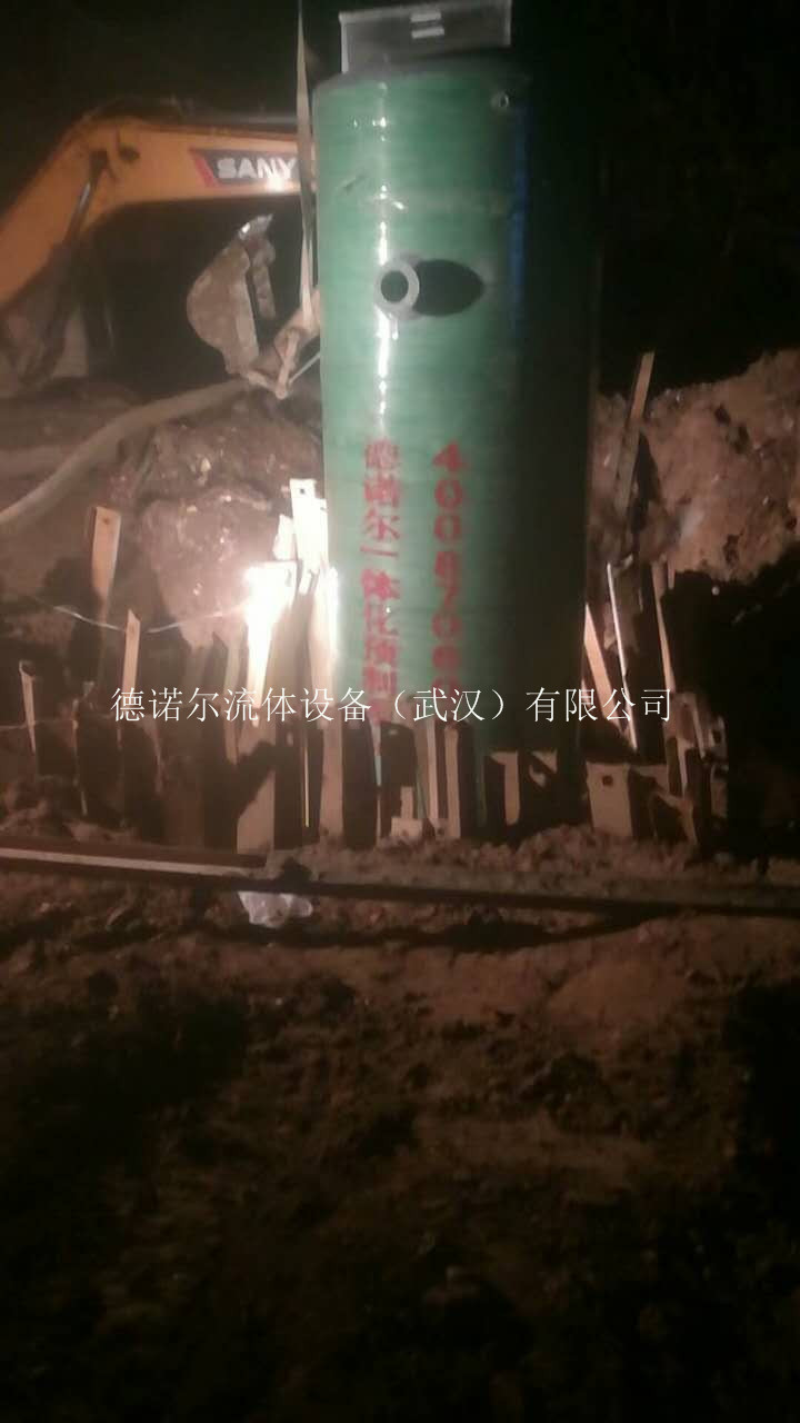 熊河鎮一體化泵站安裝圖3