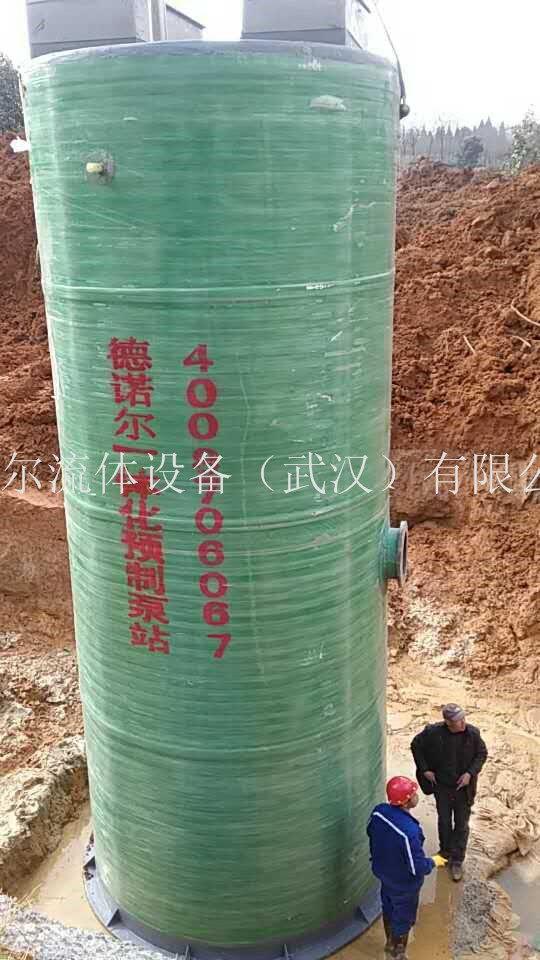 一體化泵站安裝現場(chǎng)